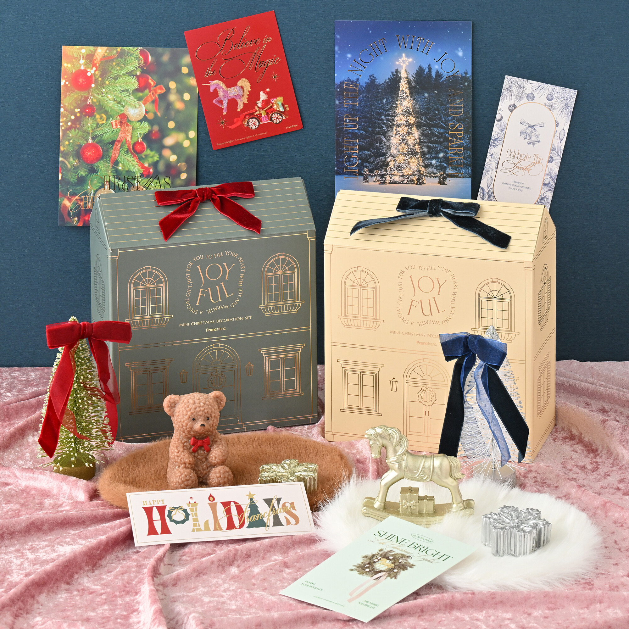 MV% クリスマスBOXセット Amazon | クリスマス飾りセット ボックス プレゼントボックス