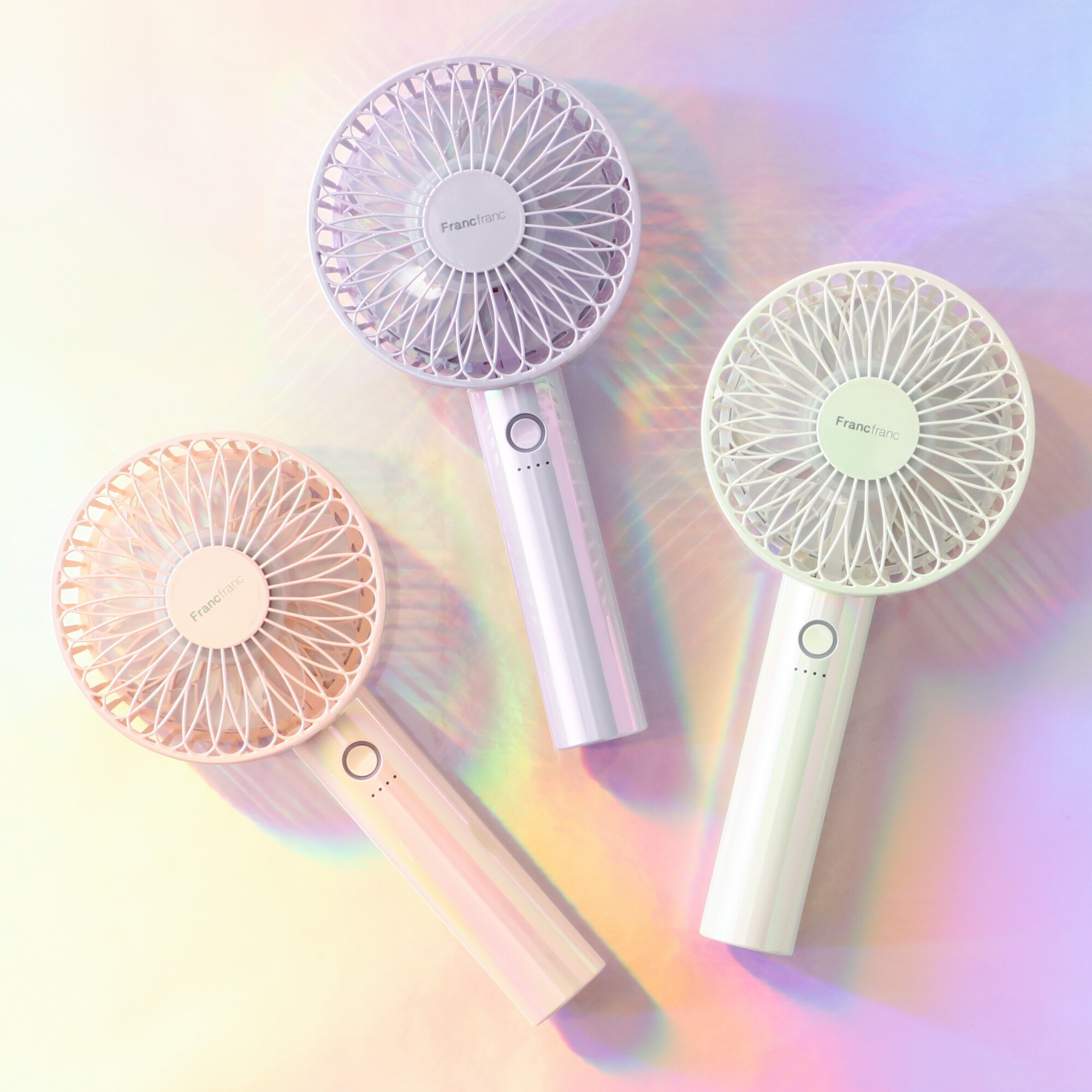 オーロラがかわいいハンディファン💜 | ショップニュース