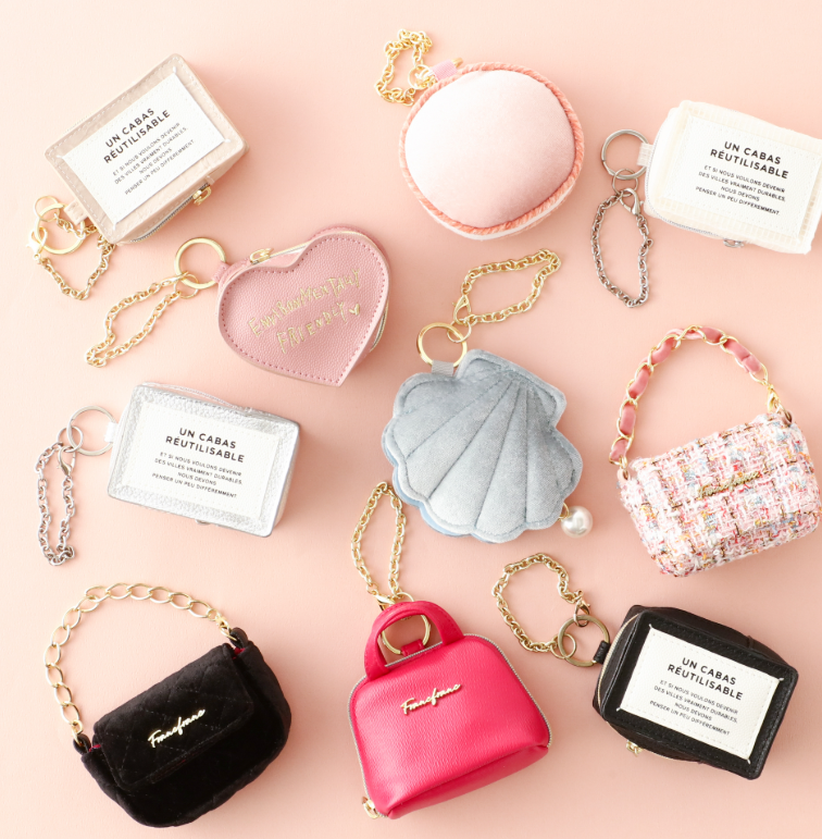AP STUDIOチャーム付きエコバッグ Franfrancのある生活】バッグチャームエコバッグ👜💕 | ショップ
