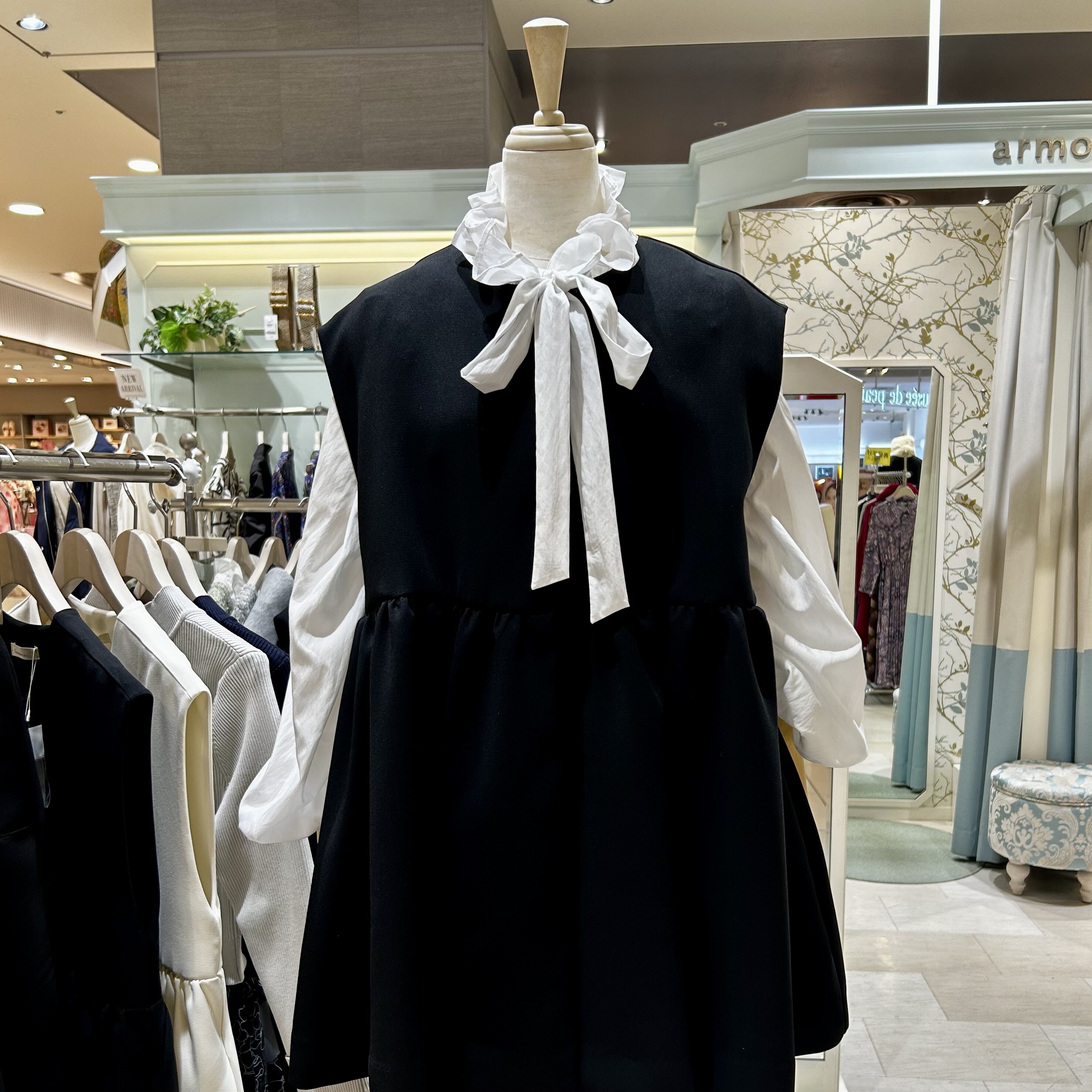 アーモワールカプリス MUII ツイードタッチ セットコンビネゾン