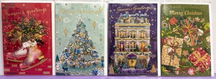 カラーチャート2025新作クリスマスカード