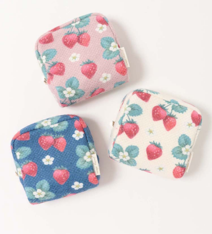 🍓美味しそうな柄が可愛いいちごポーチシリーズ🍓