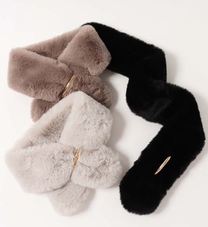 ♨️差し込んで首元らくらくあったかティペット♨️