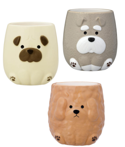 🐶お座りした姿がキュートなわんころんわんわんマグ🐶