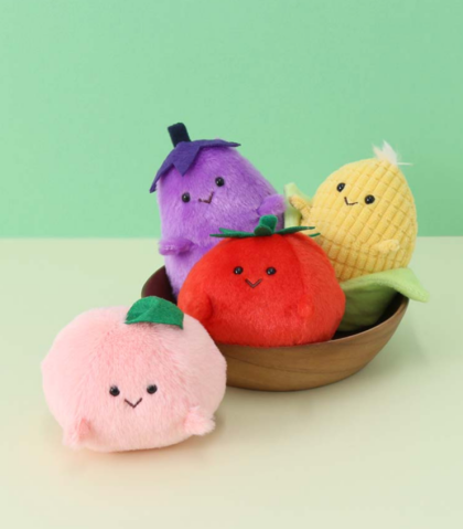 🍅ぽちゃシリーズに新しい仲間が登場🌟夏のもぎたてぽちゃぬいぐるみ🍅
