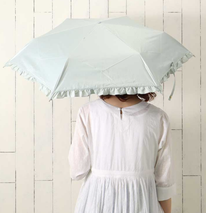 👒上品フリルが可愛い日傘👒