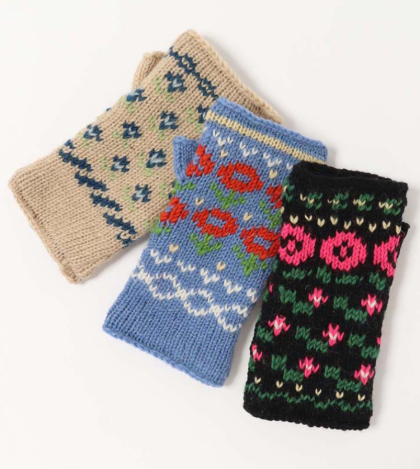 🉐 SALE 鮮やかな色合いが可愛い指なしグローブ🉐