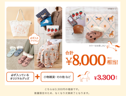 🐎ブルーブルーエから新年のご挨拶と福袋のお知らせ🐎