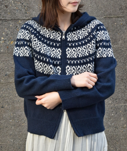 SALE　ノルディックな雰囲気とパーカーがあったかわいい❄️