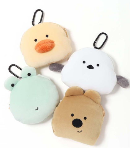 🐾💛手触りもちもち動物たちのパスケース💛🐾 