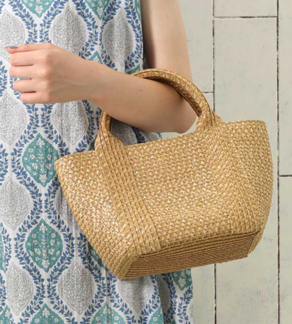 👜夏らしい雑材トート👜