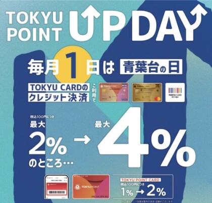 毎月1日 ポイントUP ↑↑