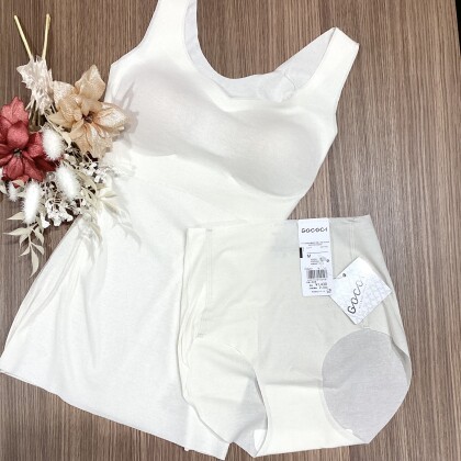 カップ付きインナーに白系カラー登場💖