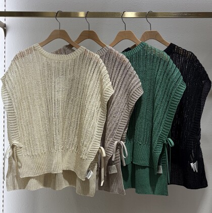 ⭐︎透かしサイドリボンベスト⭐︎