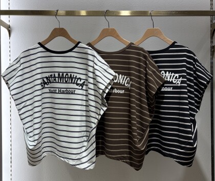 レトロボーダーロゴTシャツ♪