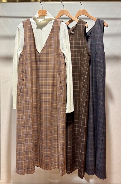 TR起毛チェックジャンスカ 