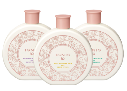 香りを楽しみながら、ボディを紫外線から守る　人気の　ボディコロンUVがパワーアップして登場☆