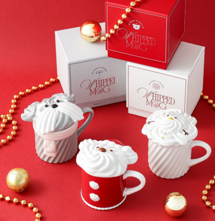 【Christmas item】新作ホイップマグ🐶⛄☕
