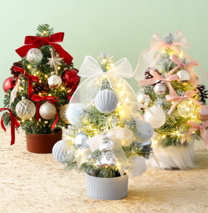 【Christmas item】デスクトップツリー🎄🩷