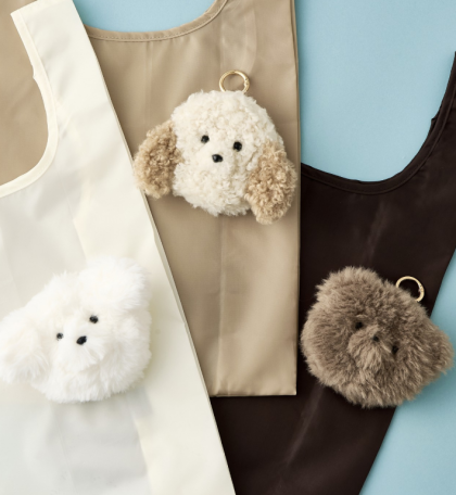 【クリスマス限定🐻🎄】動物モチーフのエコバッグ🐶🐻