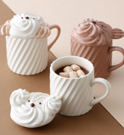 【Francfrancのある生活】ホイップマグ🐶☕🤍