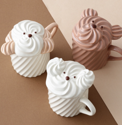 【Valentine's Day】ホイップマグ☕🐶🤍