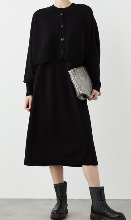 【カーディガン×ワンピース】セットアップの人気商品！