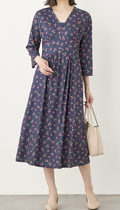 チェリー柄ワンピース入荷しました🍒