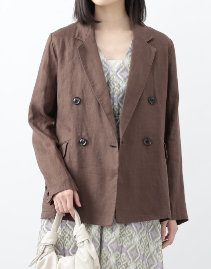 春にちょうどいい、リネンジャケット登場🌿