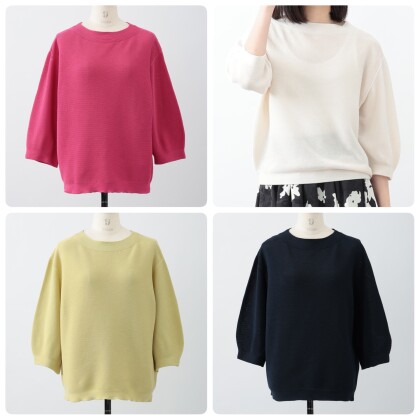 和紙素材のニットが入荷しました🌿