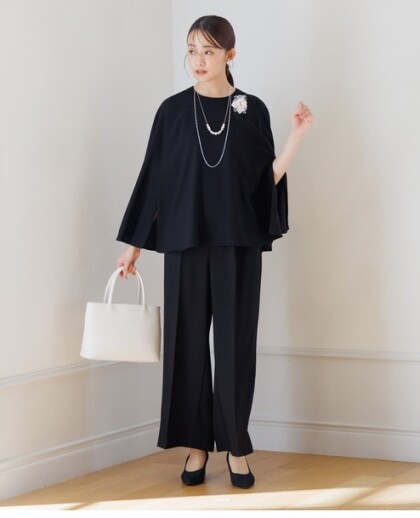 喪服・慶弔両用/ブラウス+パンツ ブラックフォーマル♡