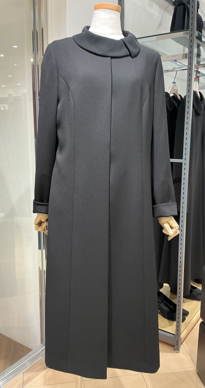 【喪服・礼服】ロールカラーのアンサンブル