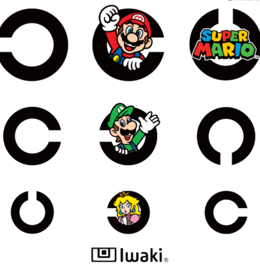 IWAKI✖️スーパーマリオのメガネクロス♪