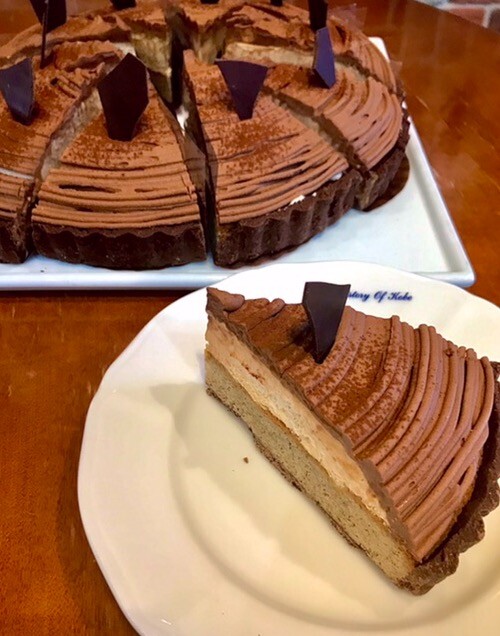 生チョコモンブランタルト