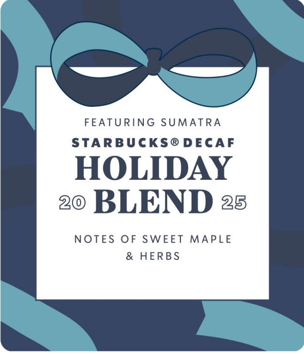 スターバックス　ディカフェ　ホリデーブレンド🎄
