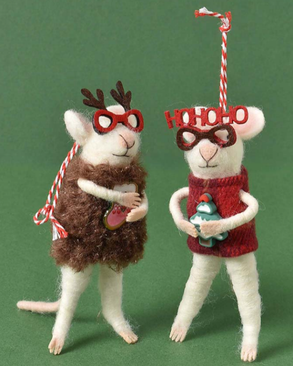 🎄クリスマスはブルーブルーエで　フェルト置物編🎄