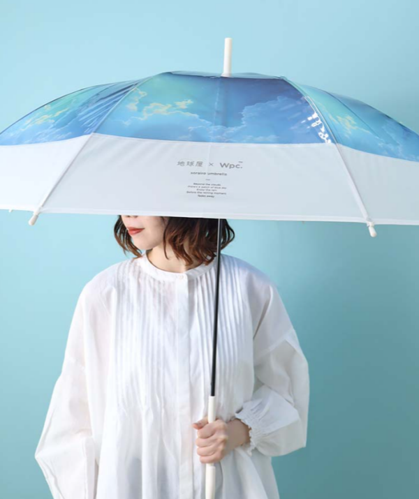☔「地球屋」と「Wpc」の空色コラボ傘☔