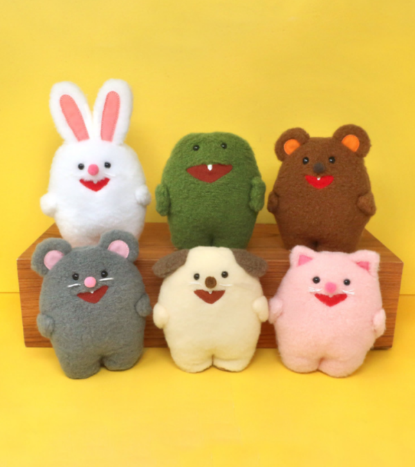 🐰 にぱっとした笑顔が可愛くて癒されるぽちっぱぬいぐるみ🐭