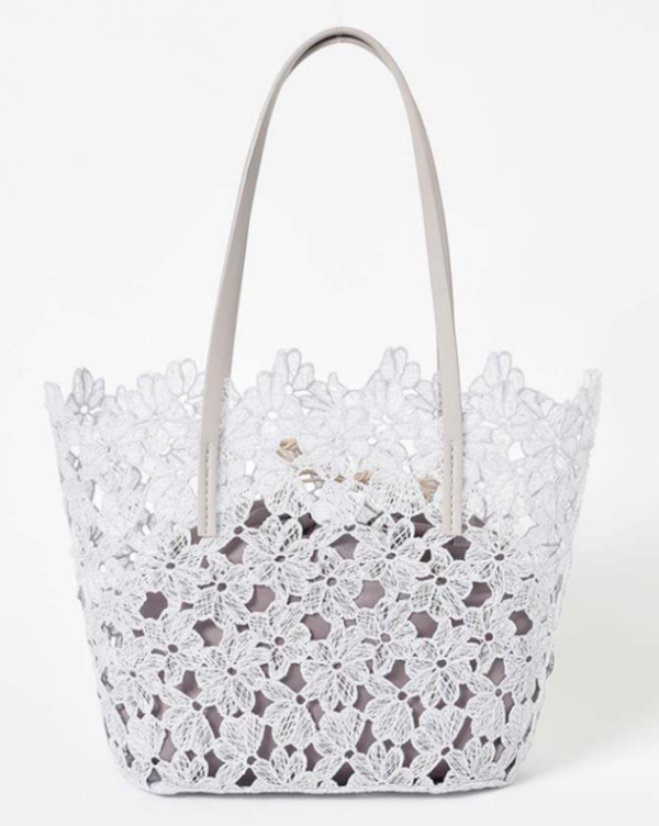 👝お花柄が可愛いかごトート👝