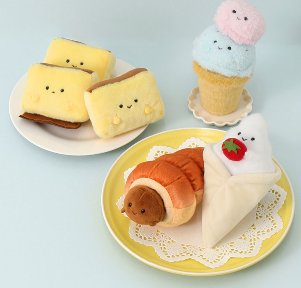 🍰ころんとしたフォルムが可愛すぎるおやつぽちゃぬいぐるみ🍰