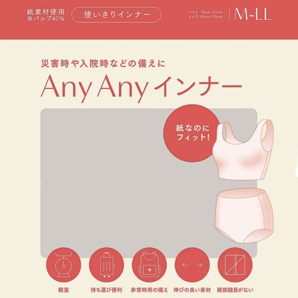 使いきりインナーはご存知ですか❓