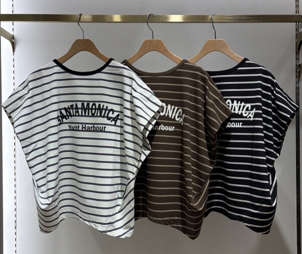 レトロボーダーロゴTシャツ♪