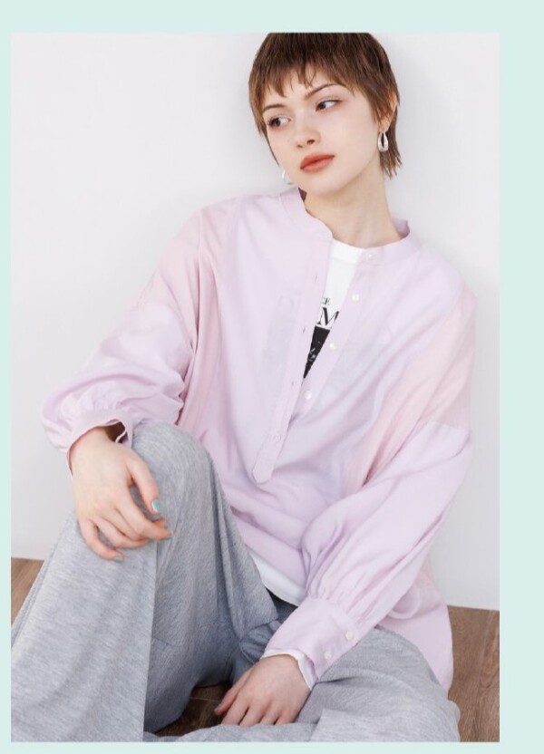 タック入りジャージスカンツ