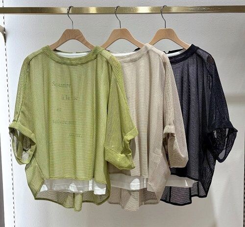 メッシュアンサンブル×ジャージースカンツ