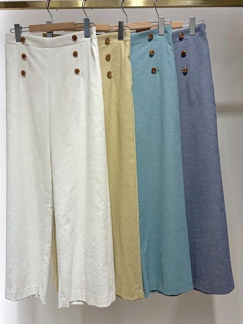 ＊袖口フリルブラウス×マリンパンツ＊