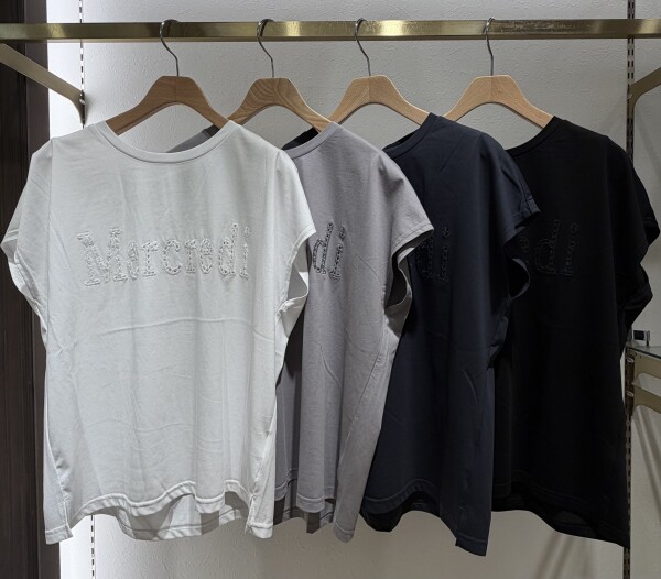 ⭐︎カットワーク刺繍ロゴTシャツ⭐︎