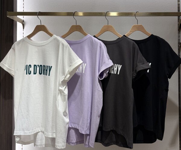 ⭐︎後ろ切替えコクーンロゴTシャツ⭐︎
