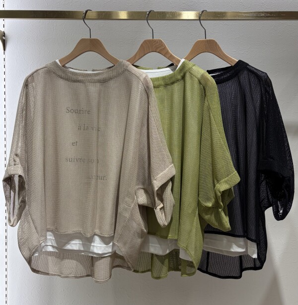 ＊メッシュ×ロゴタンクアンサンブル＊