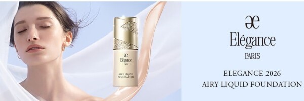 エアリーなつけ心地なのに、毛穴・色ムラを自然にカバー。つるんと＆ツヤ肌　新リクイッドファンデーション