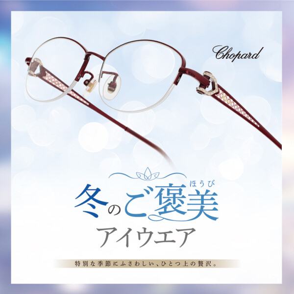 〈冬のご褒美アイウェア〉